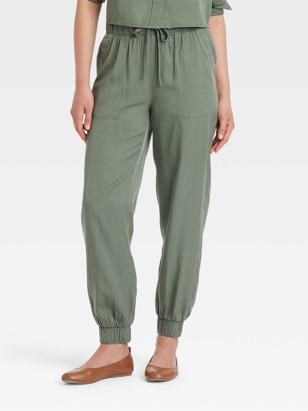 Universal Thread Women's High-Rise Joggers - Universal Thread Olive Green XS